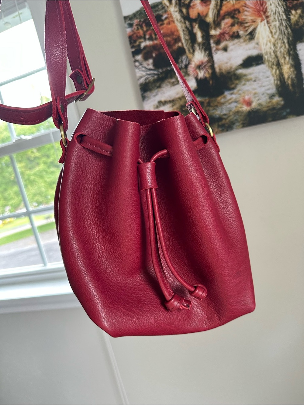 Portland Leather Goods Flamenco Small Bucket Bag